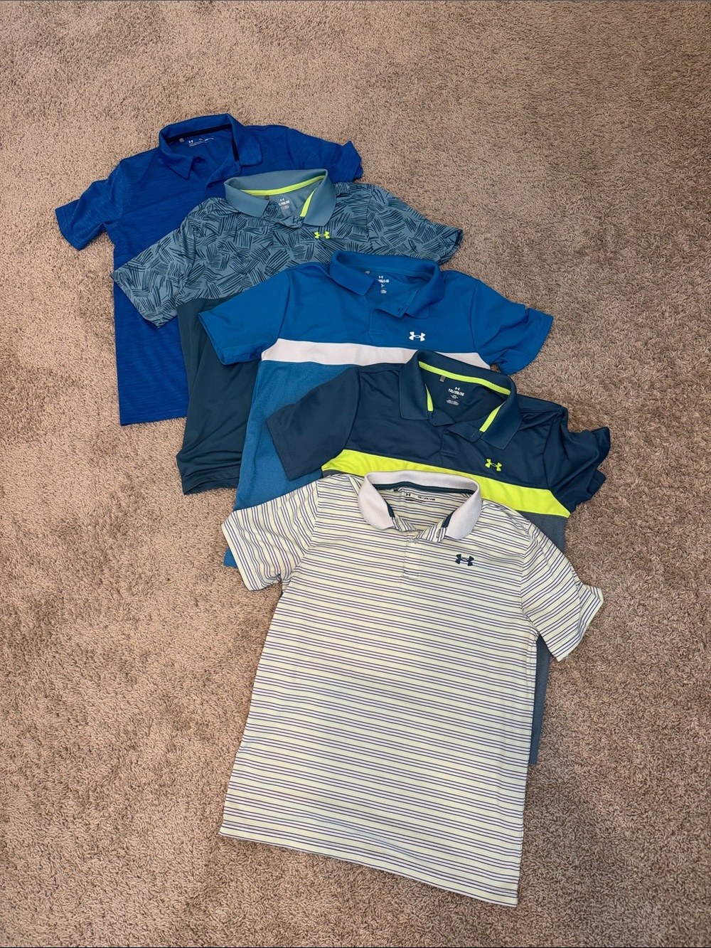Under Armour Boys' Assorted Polo Bundle